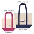 Mini TJ Canvas Tote Bag | https://www.bestnamebadges.com