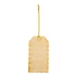 Wood Ornament - Gift Tag | https://www.bestnamebadges.com