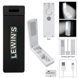 Logan 13-Piece Tool Set With Rechargeable Light | https://www.bestnamebadges.com