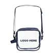 Clear PVC Crossbody Bag | https://www.bestnamebadges.com