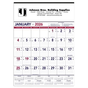 Triumph® Calendars Patriotic Contractor Memo Calendar | https://www.bestnamebadges.com