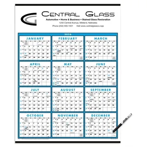 Triumph® Calendars Span-A-Year (Laminated with Marker) Ca... | https://www.bestnamebadges.com