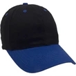 Two Tone Brushed Cotton Twill Cap | https://www.bestnamebadges.com