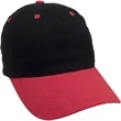 Two Tone Brushed Cotton Twill Cap | https://www.bestnamebadges.com