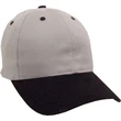 Two Tone Brushed Cotton Twill Cap | https://www.bestnamebadges.com