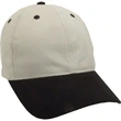 Two Tone Brushed Cotton Twill Cap | https://www.bestnamebadges.com