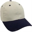 Two Tone Brushed Cotton Twill Cap | https://www.bestnamebadges.com
