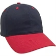 Two Tone Brushed Cotton Twill Cap | https://www.bestnamebadges.com