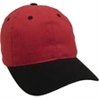 Two Tone Brushed Cotton Twill Cap | https://www.bestnamebadges.com