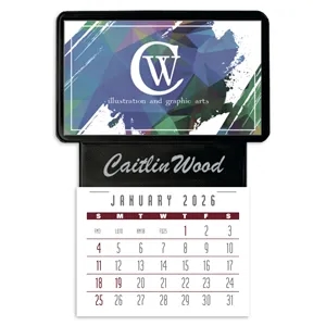 Triumph® Calendars Press-N-Stick Business Card Holder Wit... | https://www.bestnamebadges.com