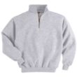 Jerzees 9.3 oz 50/50 Nublend 1/4-Zip Sweatshirt | https://www.bestnamebadges.com