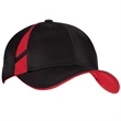 Sport-Tek Dry Zone Mesh Inset Cap - Dark/All | https://www.bestnamebadges.com