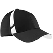 Sport-Tek Dry Zone Mesh Inset Cap - Dark/All | https://www.bestnamebadges.com