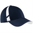 Sport-Tek Dry Zone Mesh Inset Cap - Dark/All | https://www.bestnamebadges.com