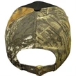 Solid Front Camo Back Cap - Structured | https://www.bestnamebadges.com