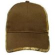 Solid Front Camo Back Cap - Structured | https://www.bestnamebadges.com
