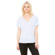 Bella Ladies' Slouchy V-Neck T-Shirt | https://www.bestnamebadges.com