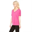 Bella Ladies' Slouchy V-Neck T-Shirt | https://www.bestnamebadges.com