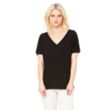 Bella Ladies' Slouchy V-Neck T-Shirt | https://www.bestnamebadges.com
