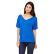 Bella Ladies' Slouchy V-Neck T-Shirt | https://www.bestnamebadges.com