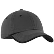 Port Authority Vintage Washed Contrast Stitch Cap - Dark/All | https://www.bestnamebadges.com