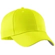 Port Authority Solid Safety Cap - Dark/All | https://www.bestnamebadges.com