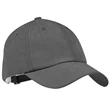 Port Authority Signature Sueded Cap - Dark/All | https://www.bestnamebadges.com