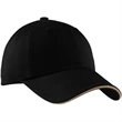 Port Authority Signature Sandwich Bill Cap w/Striped Closure | https://www.bestnamebadges.com