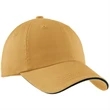 Port Authority Signature Sandwich Bill Cap w/Striped Closure | https://www.bestnamebadges.com