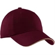 Port Authority Signature Sandwich Bill Cap w/Striped Closure | https://www.bestnamebadges.com