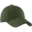 Port Authority Signature Sandwich Bill Cap w/Striped Closure | https://www.bestnamebadges.com
