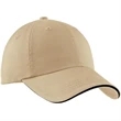 Port Authority Signature Sandwich Bill Cap w/Striped Closure | https://www.bestnamebadges.com