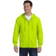 Gildan Heavy Blend Full Zip Hood - Dark/Color | https://www.bestnamebadges.com