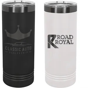 Polar Camel 22oz Ghost Black ION-Plated Skinny Tumblers