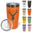 Polar Camel 20oz ION-Plated Ghost Black Tumbler | https://www.bestnamebadges.com