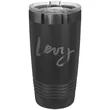 Polar Camel 20oz ION-Plated Ghost Black Tumbler | https://www.bestnamebadges.com