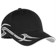 Port Authority Racing Cap with Sickle Flames | https://www.bestnamebadges.com