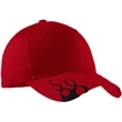 Port Authority Racing Cap with Flames | https://www.bestnamebadges.com