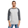 Champion Tagless Raglan Baseball Jersey | https://www.bestnamebadges.com