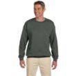 Gildan 7.75 oz 50/50 Fleece Crew - Dark/Color | https://www.bestnamebadges.com