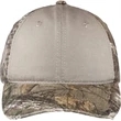 Port Authority Camo Cap with Contrast Front Panel - Dark/All | https://www.bestnamebadges.com