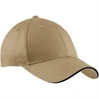 Port and Company Sandwich Bill Cap - Dark/All | https://www.bestnamebadges.com