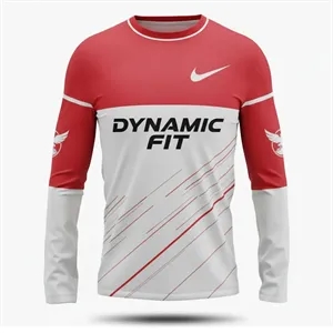 Sublimated Birdseye Mesh 160G Long Sleeve T-Shirt