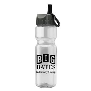 Garyline® Champ Bottle with Ring-Straw Lid - 28 oz.