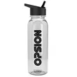 Garyline® Boss Embossed Tritan® Bottle with Flip-Straw Li... | https://www.bestnamebadges.com