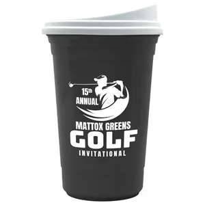Garyline® Varsity Double-Wall Tumbler with Liner and Slid...