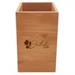 Garyline® Bamboo Box Holder | https://www.bestnamebadges.com