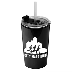 Garyline® Sentinel Metallic Acrylic Tumbler with 2-in-1 L...