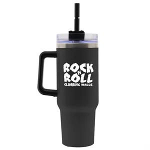Garyline® Trek Stainless Steel Mug with Handle - 40 oz.