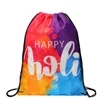 14" X 17" Dye-Sublimated Drawstring Backpack (Ocean) | https://www.bestnamebadges.com